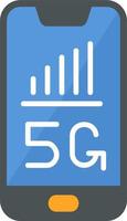 5g smartphone vettore icona