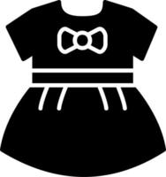 bambino ragazze vestito vettore icona