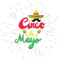 cinco de mayo vettore