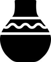 illustrazione vettoriale vaso su uno sfondo. simboli di qualità premium. icone vettoriali per il concetto e la progettazione grafica.