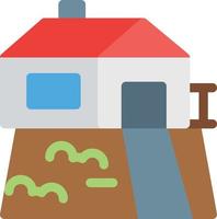 agricoltura Casa vettore illustrazione su un' sfondo.premio qualità simboli.vettore icone per concetto e grafico design.