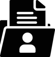 illustrazione vettoriale del file della cartella su uno sfondo. simboli di qualità premium. icone vettoriali per il concetto e la progettazione grafica.
