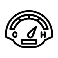 auto temperatura icona design vettore