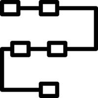 illustrazione vettoriale del diagramma di flusso su uno sfondo simboli di qualità premium. icone vettoriali per il concetto e la progettazione grafica.