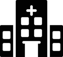 illustrazione vettoriale dell'ospedale su uno sfondo. simboli di qualità premium. icone vettoriali per il concetto e la progettazione grafica.