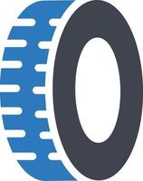 illustrazione vettoriale di pneumatici su uno sfondo. simboli di qualità premium. icone vettoriali per il concetto e la progettazione grafica.
