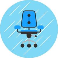 scrivania sedia vettore icona design