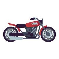 icona del veicolo in stile moto tracker vettore