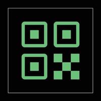 qr codice design vettore