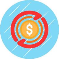 icona del vettore di cambio di denaro