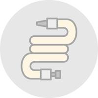 tubo flessibile vettore icona design