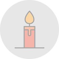 candela vettore icona design