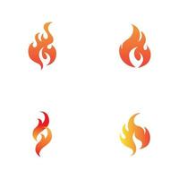 moderno fuoco logo o icona disegno, vettore illustrazione