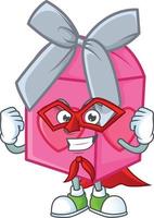 amore regalo rosa cartone animato personaggio stile vettore