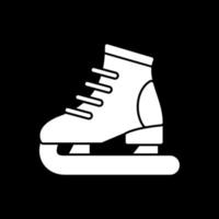ghiaccio pattinando vettore icona design