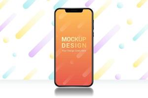 design mockup smartphone vettore