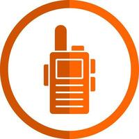 walkie talkie vettore icona design