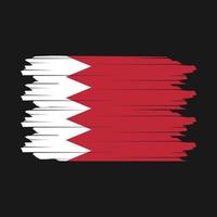 bahrain bandiera spazzola vettore