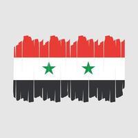 Siria bandiera spazzola vettore illustrazione