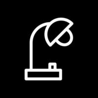 scrivania lampada vettore icona design