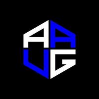 aug lettera logo creativo design con vettore grafico, aug semplice e moderno logo.