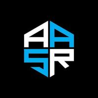 aasr lettera logo creativo design con vettore grafico, aasr semplice e moderno logo.