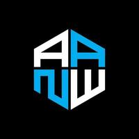 aanw lettera logo creativo design con vettore grafico, aanw semplice e moderno logo.