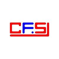 cfs lettera logo creativo design con vettore grafico, cfs semplice e moderno logo.