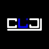 clj lettera logo creativo design con vettore grafico, clj semplice e moderno logo.