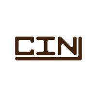 cin lettera logo creativo design con vettore grafico, cin semplice e moderno logo.