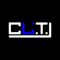 clt lettera logo creativo design con vettore grafico, clt semplice e moderno logo.
