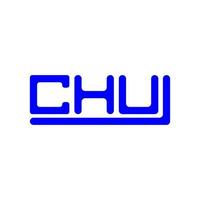 chu lettera logo creativo design con vettore grafico, chu semplice e moderno logo.