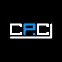 gpc lettera logo creativo design con vettore grafico, gpc semplice e moderno logo.