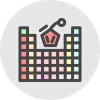 periodico tavolo vettore icona design
