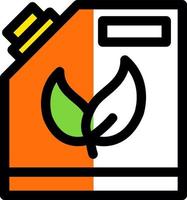 biocarburante può vettore icona design