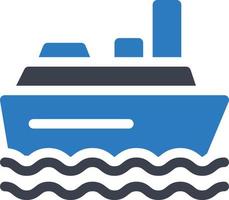 illustrazione vettoriale della nave su uno sfondo simboli di qualità premium. icone vettoriali per il concetto e la progettazione grafica.