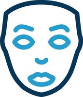 facciale plastica chirurgia vettore icona design