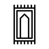 tappeto icona schema stile Ramadan illustrazione vettore elemento e simbolo Perfetto.