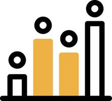 statistico analisi vettore icona design