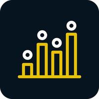 statistico analisi vettore icona design