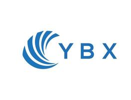 ybx lettera logo design su bianca sfondo. ybx creativo cerchio lettera logo concetto. ybx lettera design. vettore