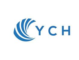 ych lettera logo design su bianca sfondo. ych creativo cerchio lettera logo concetto. ych lettera design. vettore