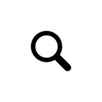 ricerca icona. semplice stile ragnatela ricerca sfondo simbolo. ricerca marca logo design elemento. ricerca maglietta stampa. vettore per etichetta.