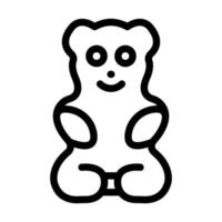 gommoso orso icona design vettore