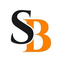 lettera bs logo. sb logotipo lusso simbolo vettore