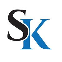 lettera ks logo. sk logotipo lusso simbolo vettore