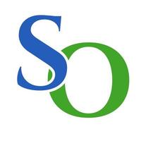 lettera os logo. così logotipo lusso simbolo vettore