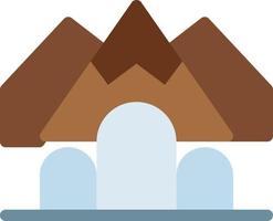 illustrazione vettoriale della grotta su uno sfondo. simboli di qualità premium. icone vettoriali per il concetto e la progettazione grafica.
