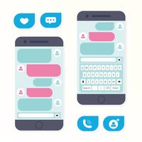 app per sms per smartphone vettore