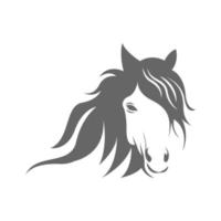 cavallo logo icona design vettore